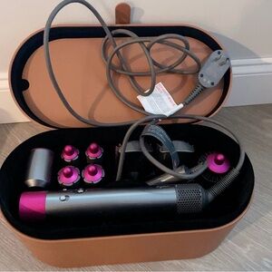 Dyson Hair Styling Set in Pink and Gray